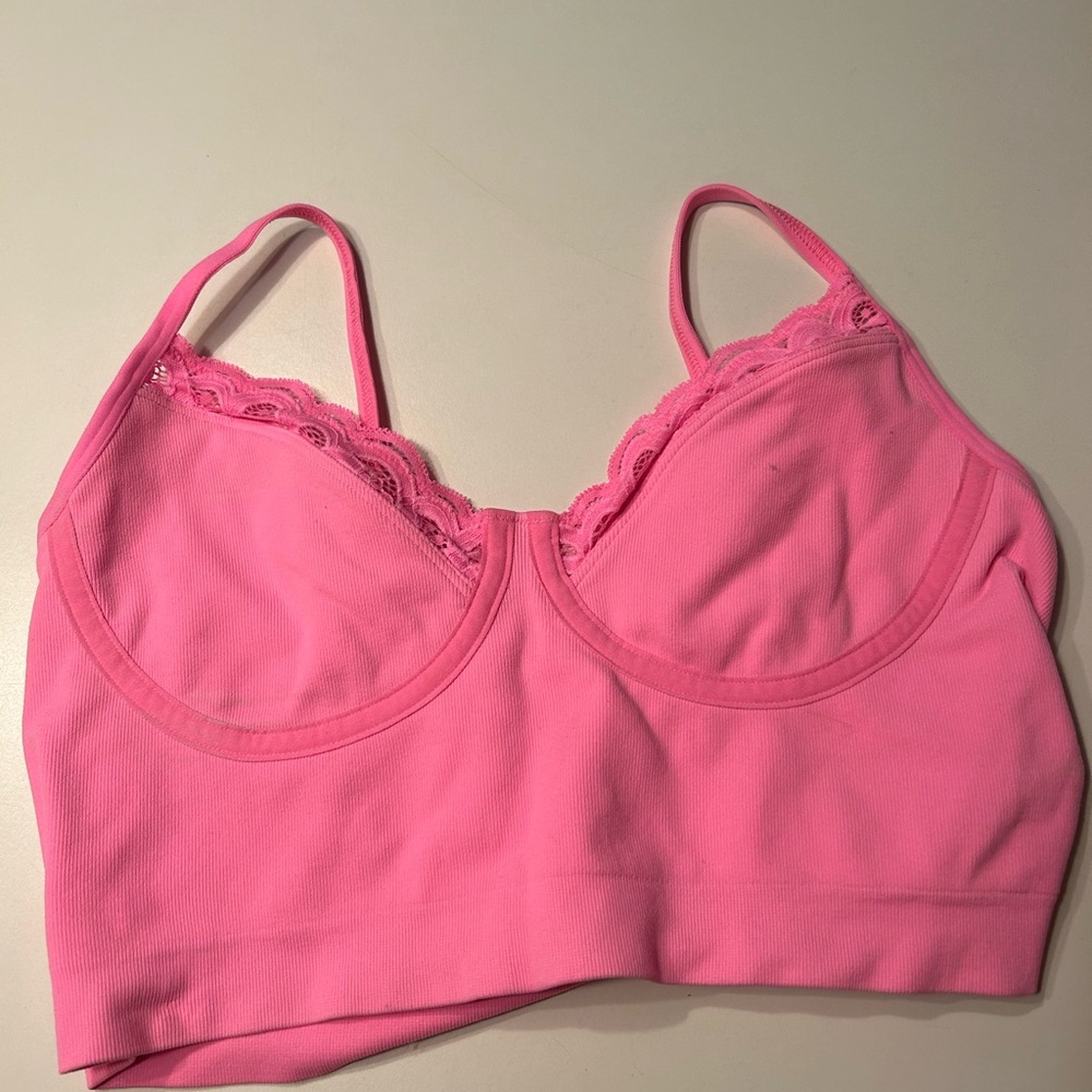 Pink aerie top